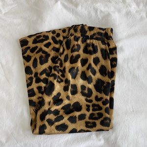 Animal Print Midi Skirt